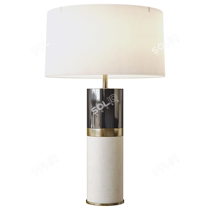 Elegant Whitman Lamp Model 3D model image 1