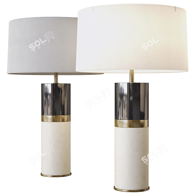 Elegant Whitman Lamp Model 3D model image 2