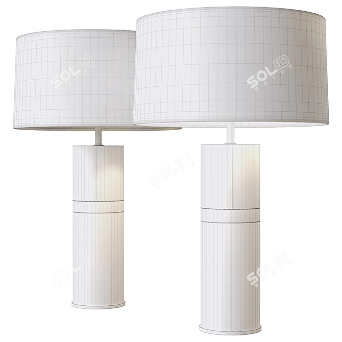 Elegant Whitman Lamp Model 3D model image 3