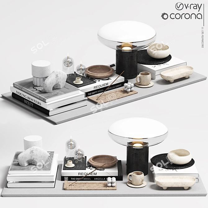 2015 3D Decorative Set Models 3D model image 1