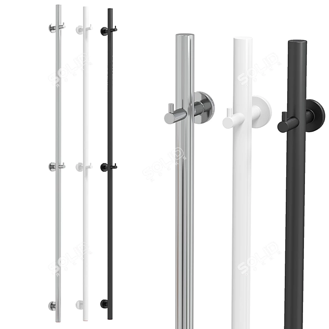 Electric Towel Warmer Sunerzha Asket 3D model image 1