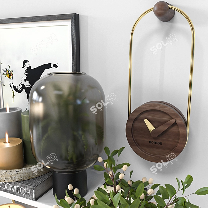 Decorative Set with Unique Pieces 3D model image 6