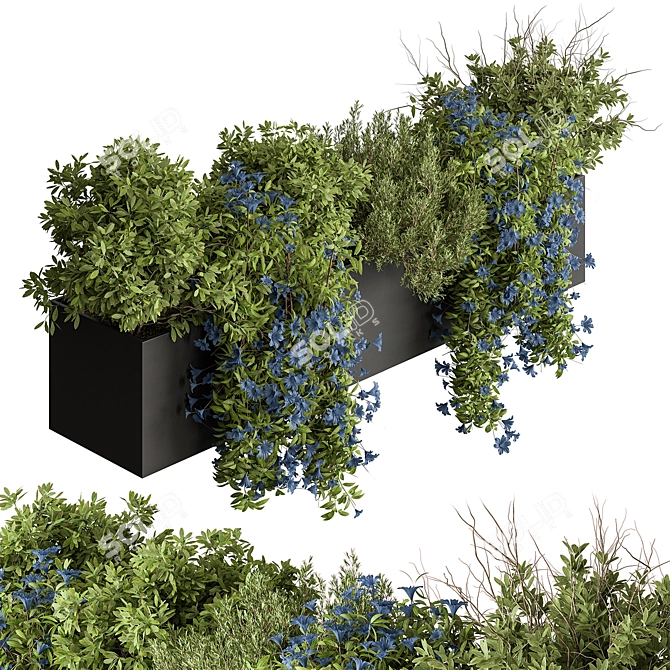 Outdoor Hanging Plant 503 3D model image 1