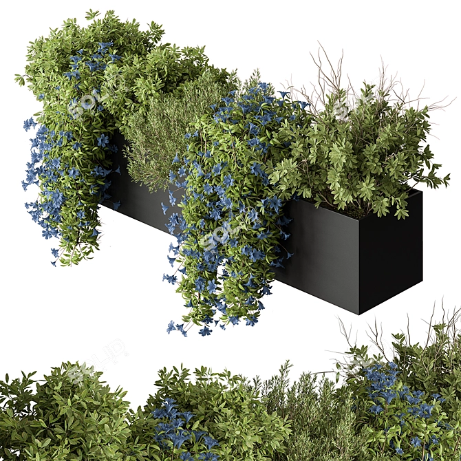 Outdoor Hanging Plant 503 3D model image 2