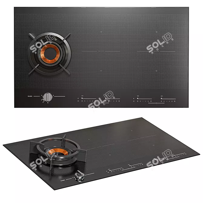 Asko Appliance Set: Hobs, Hoods 3D model image 5