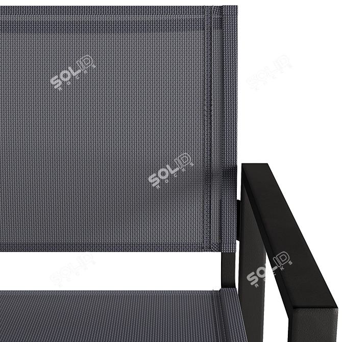 Modern Aegean Dining Armchair Set 3D model image 3