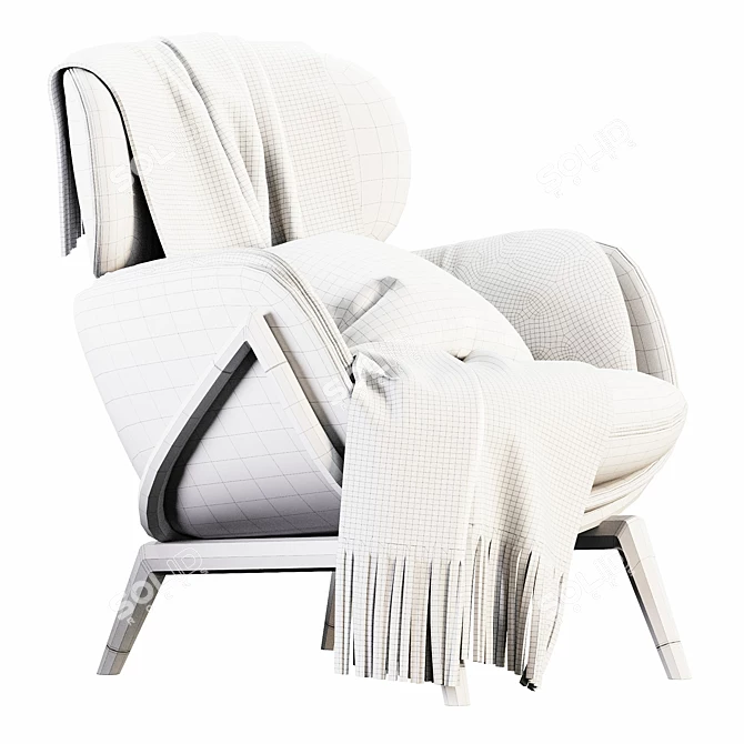 Elysia Lounge Chair | Modern Design 3D model image 7