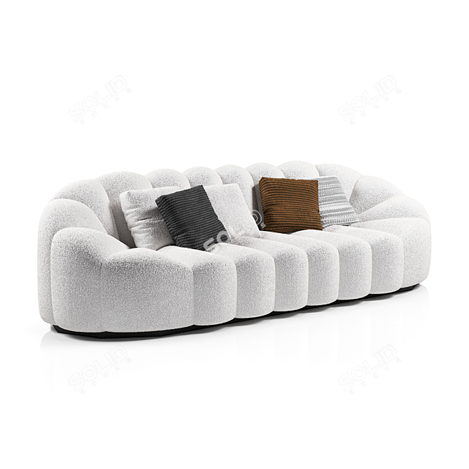 Mandarin-inspired Sofa "Peppo 3D model image 2