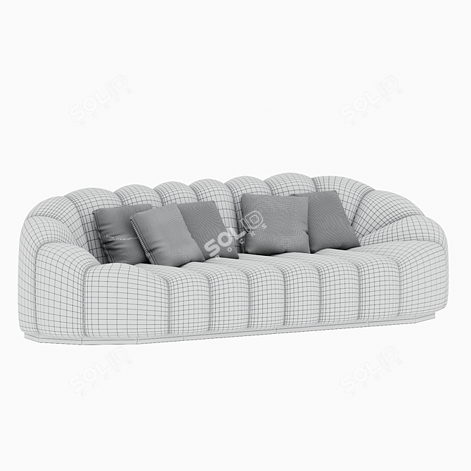 Mandarin-inspired Sofa "Peppo 3D model image 5