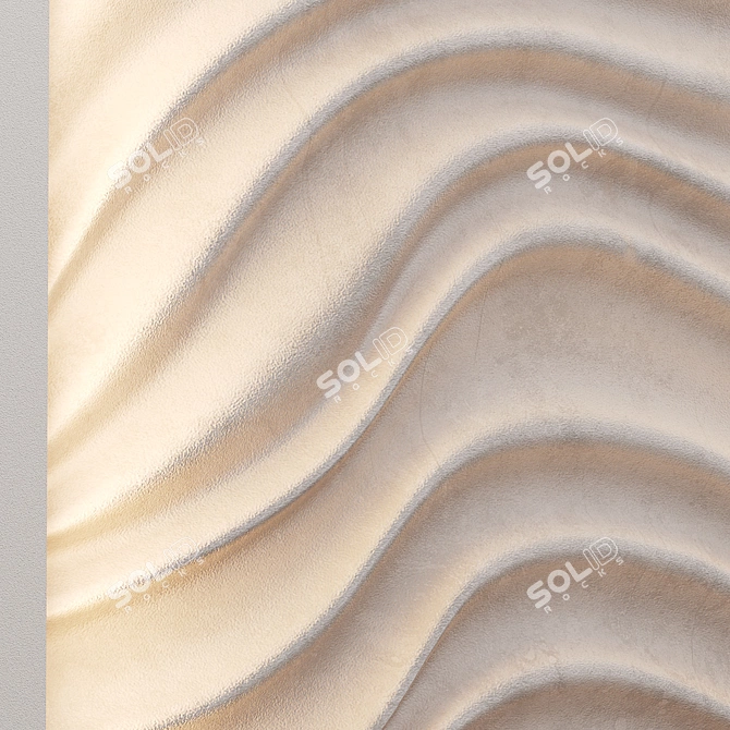 Modern 3D Wall Panel Design 3D model image 3