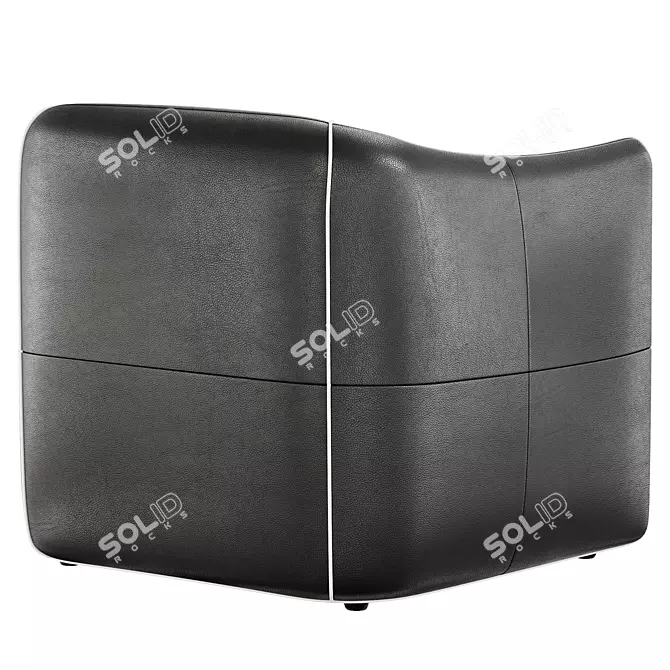 Graceful Model Beatrice Armchair 3D model image 4