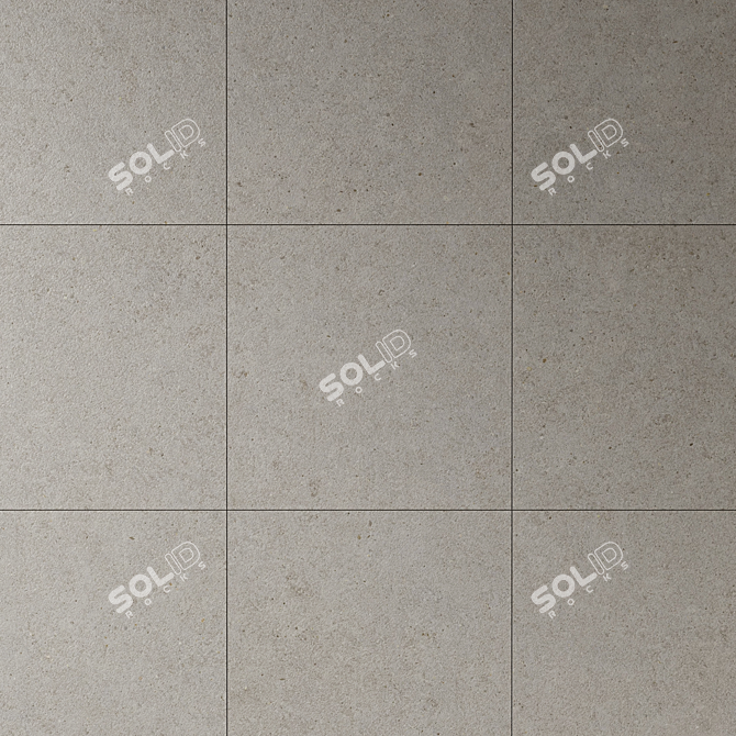 Seamless Stone Tiles, Textured 3D 3D model image 2