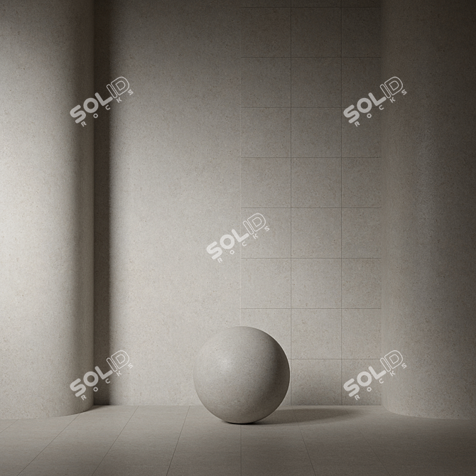 Seamless Stone Tiles, Textured 3D 3D model image 3