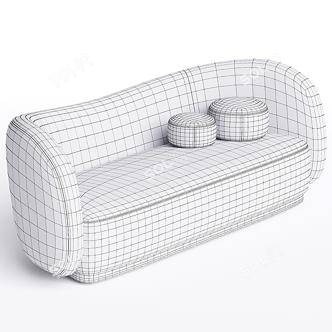 Contemporary Diane Sofa 2014 Model 3D model image 4