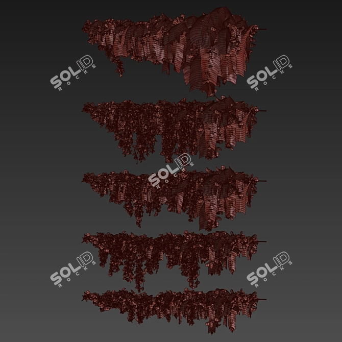 Ivy Fitowall Outdoor Plant Collection 3D model image 6