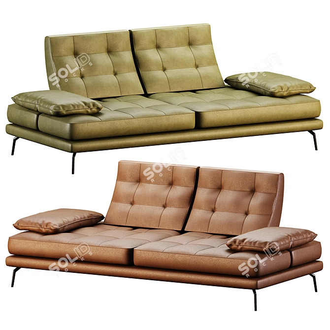  Artistic Sofa Design BUCCI 3D model image 7