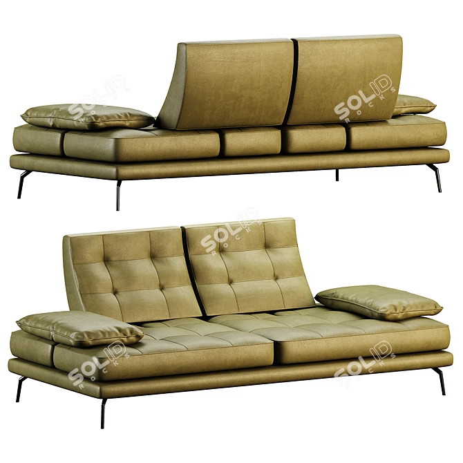  Artistic Sofa Design BUCCI 3D model image 2