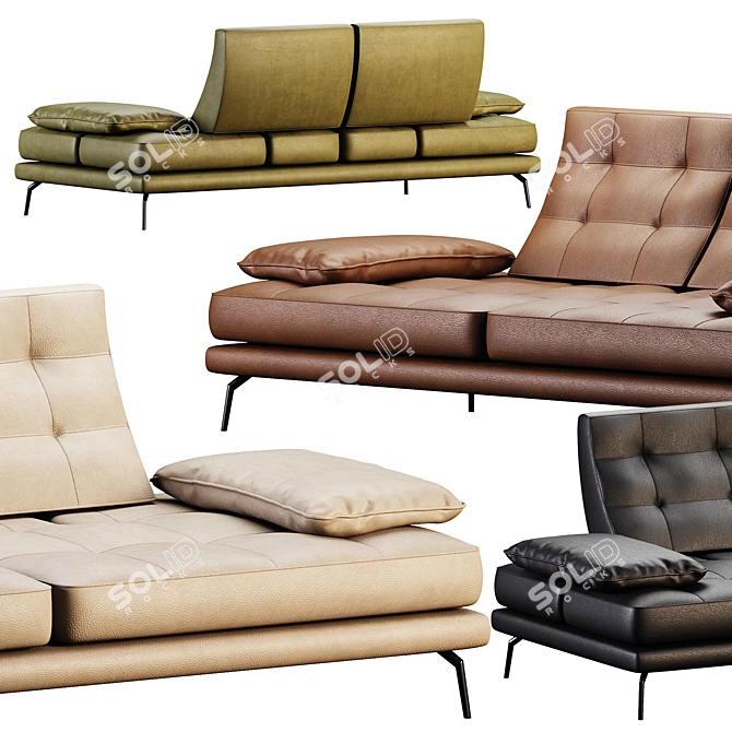  Artistic Sofa Design BUCCI 3D model image 4