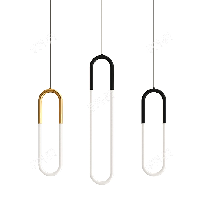 Sleek Modern Lampatron Design Fixture 3D model image 1