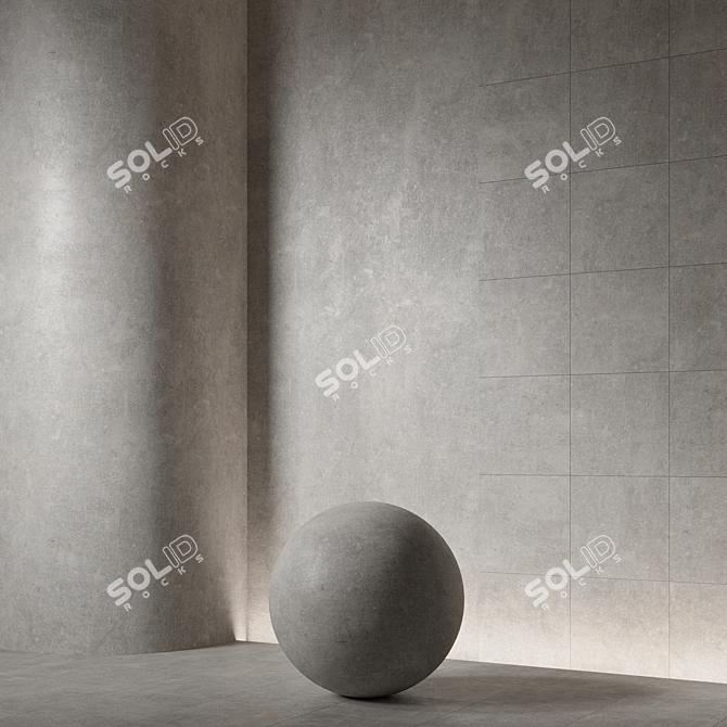 Seamless Stoneware Texture Bundle 3D model image 1