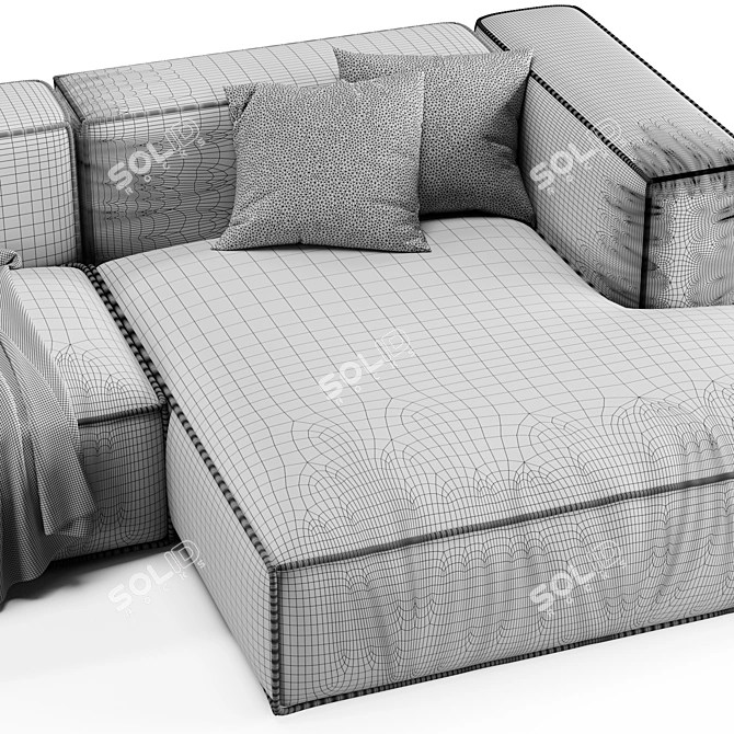 Modern Dunbar Sofa by FEST 3D model image 6
