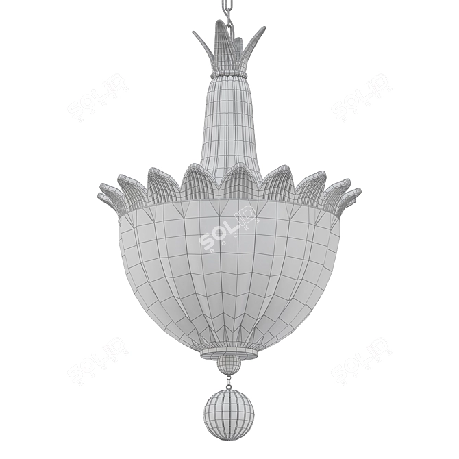 Venetian Lanterns: Elegant Illumination 3D model image 2