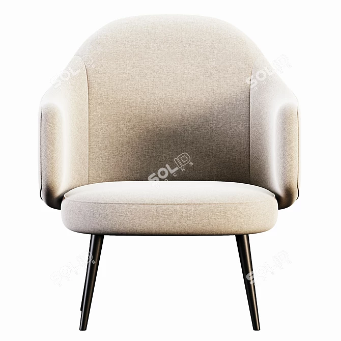 Modern Charlotte Chair 2015 Render 3D model image 2