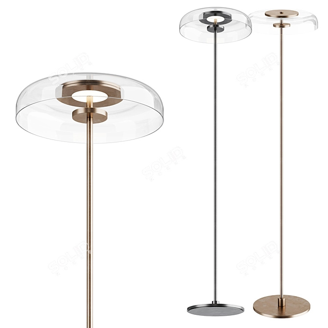 Title: Elegant NUURA Blossi Floor Lamp 3D model image 1