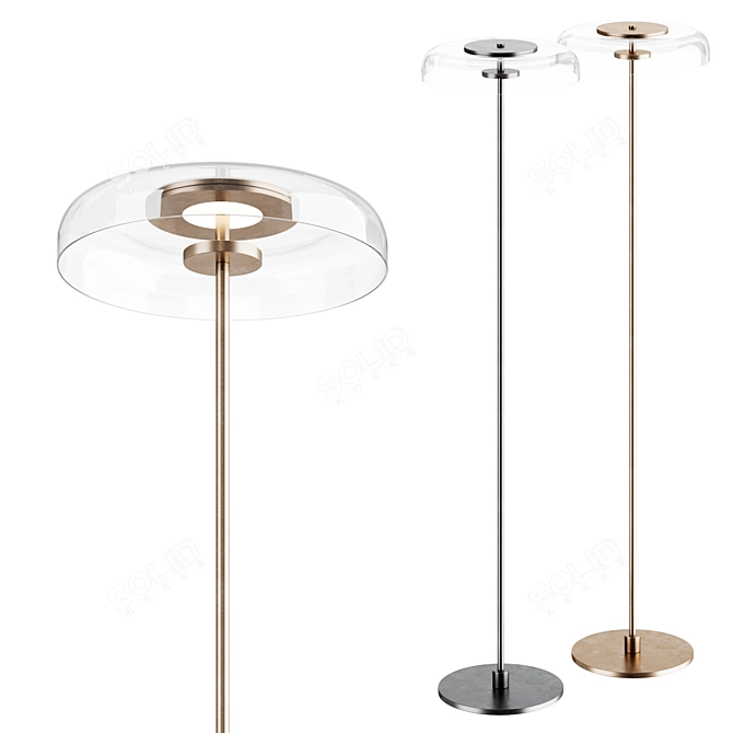 Title: Elegant NUURA Blossi Floor Lamp 3D model image 2