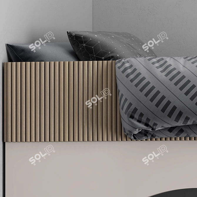 Stylish Arches Bunk Bed 3D model image 7