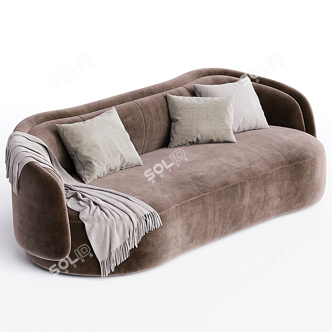 Modern Elegance PIA Sofa 3D model image 2