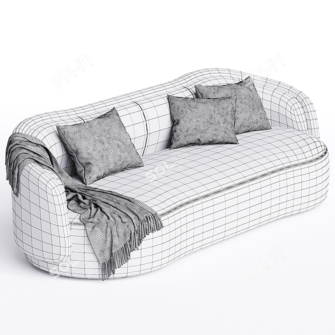 Modern Elegance PIA Sofa 3D model image 3