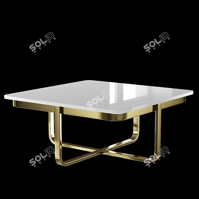 Elegant Latrice Coffee Table 3D model image 3