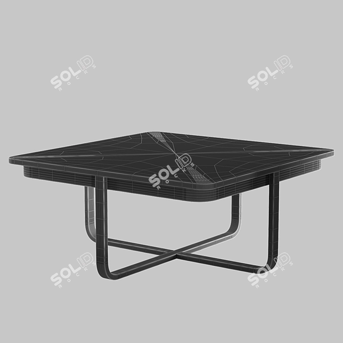 Elegant Latrice Coffee Table 3D model image 5