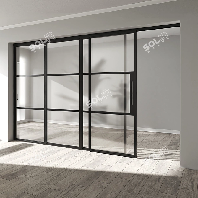 SmartSystems Sliding Doors Set 3D model image 3