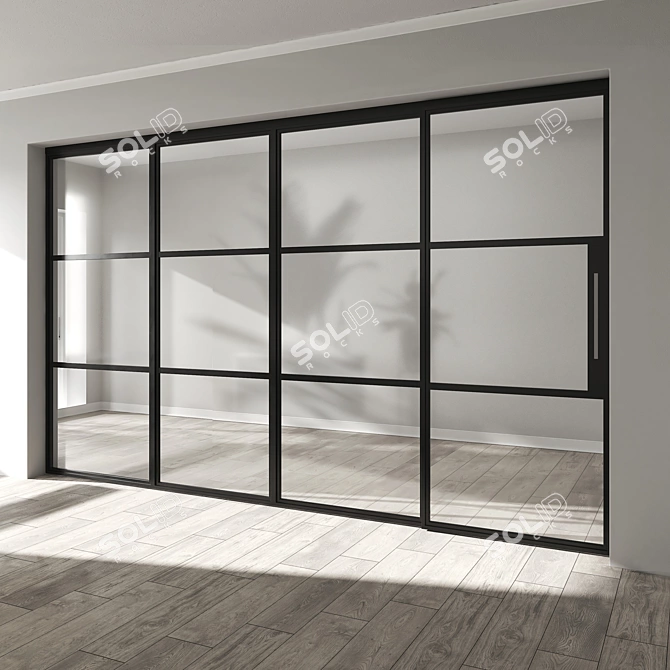 SmartSystems Sliding Doors Set 3D model image 4