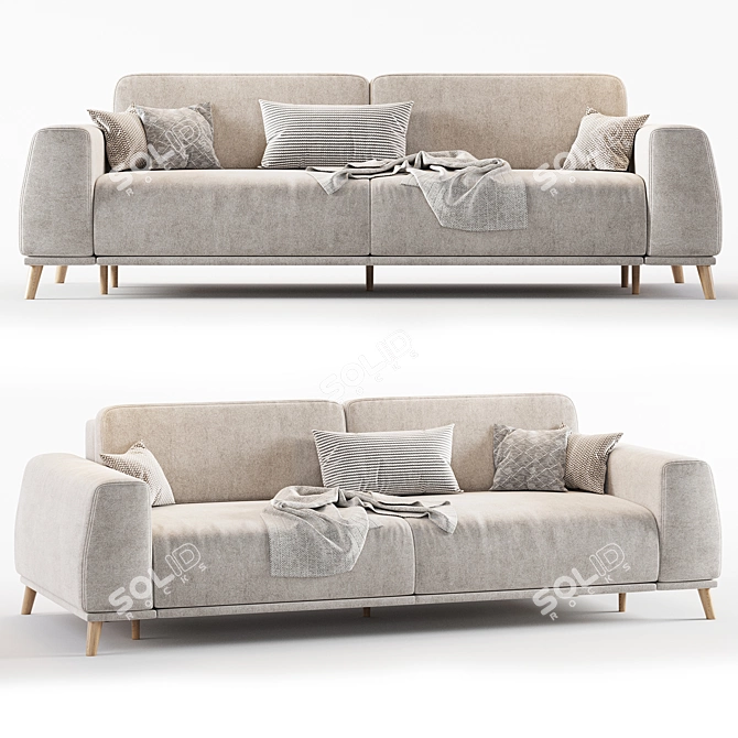 Elegant Lawrence Sofa | 2017 Version 3D model image 2