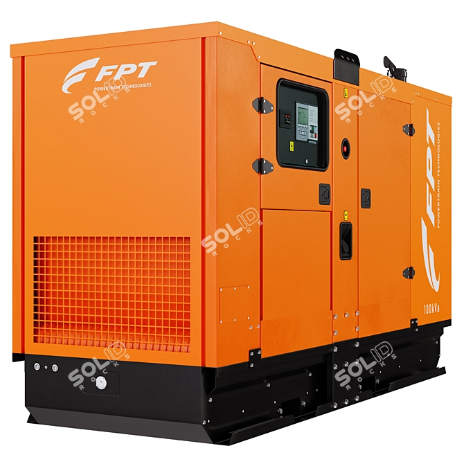 FPT GS NEF100 Diesel Generator 3D model image 2