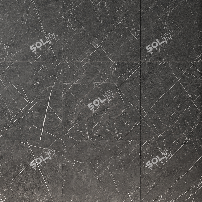 Seamless Ceramic Stone Material 3D model image 2