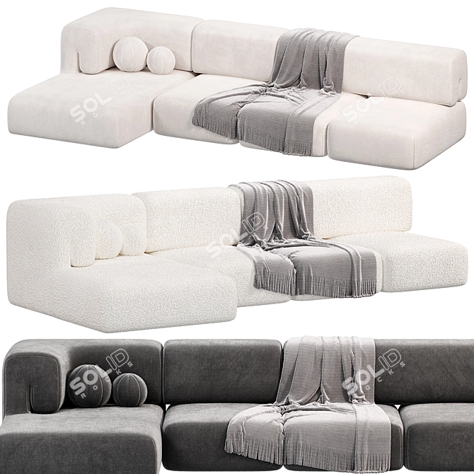 PADUN Modular Sofa 2015 Design 3D model image 1