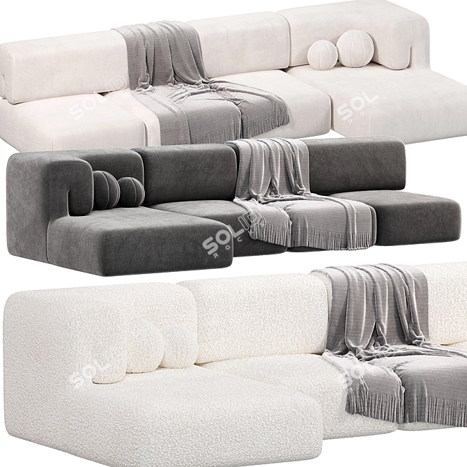 PADUN Modular Sofa 2015 Design 3D model image 2