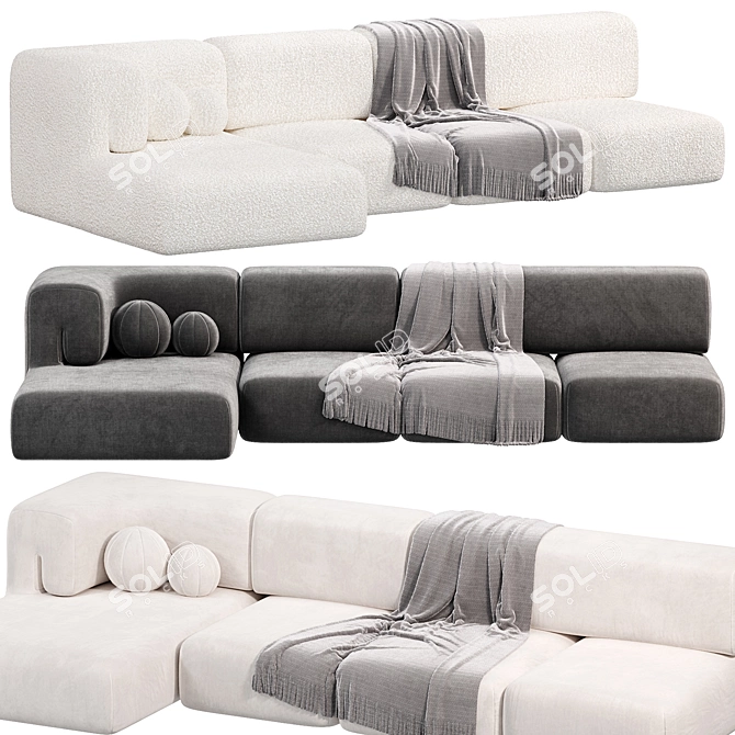 PADUN Modular Sofa 2015 Design 3D model image 4