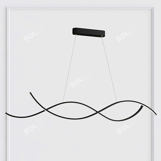 Modern Minimalist Pendant Lamp 1 3D model image 3