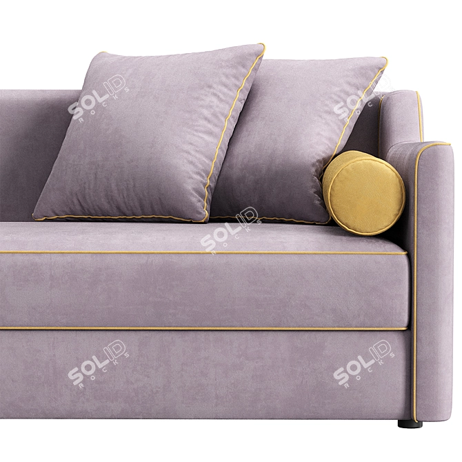 Modern Convertible Sofa Bed 3D model image 3