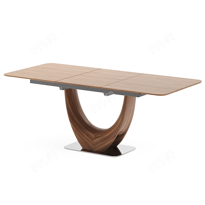 Folding Dining Table Rimini 3D model image 1