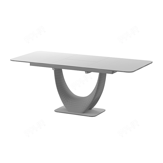 Folding Dining Table Rimini 3D model image 3