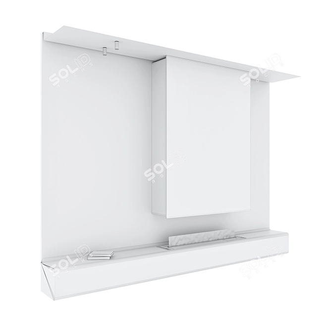  Planika FLA3 Bio Fireplace Wall 3D model image 7