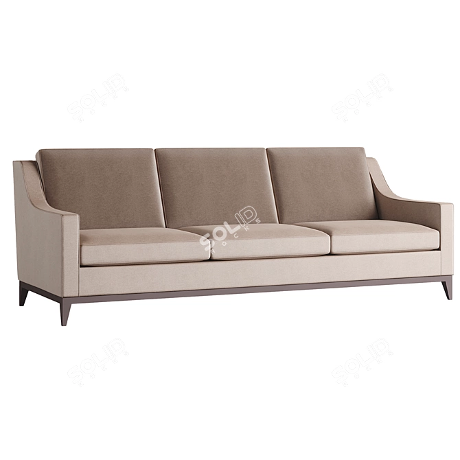 Mike Beige Sofa by Lavsit 3D model image 3