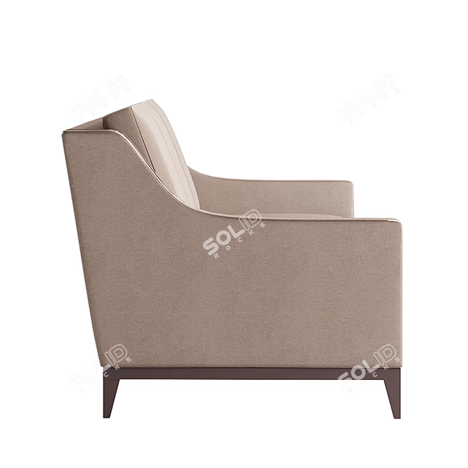 Mike Beige Sofa by Lavsit 3D model image 4