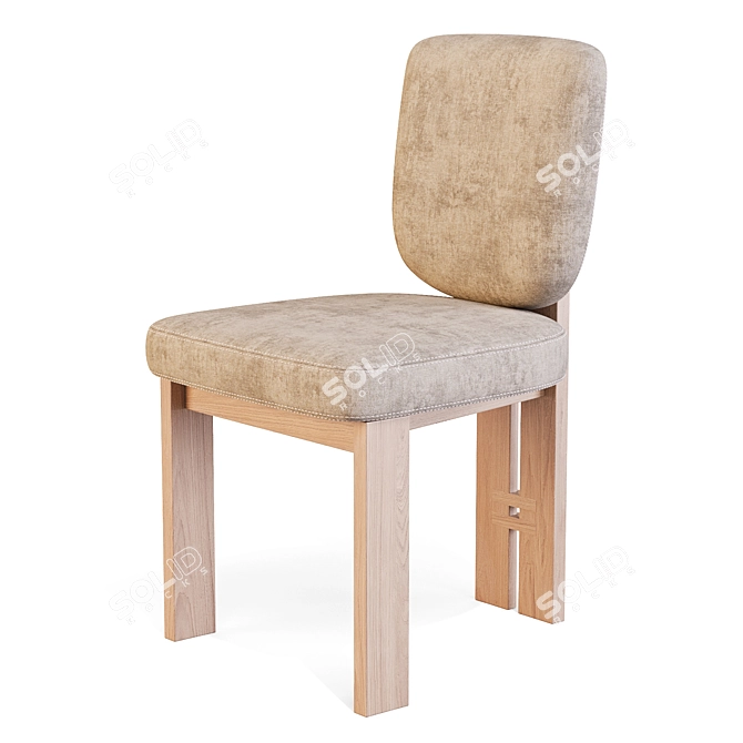 Sydney Dining Chairs, Set of 2 3D model image 3